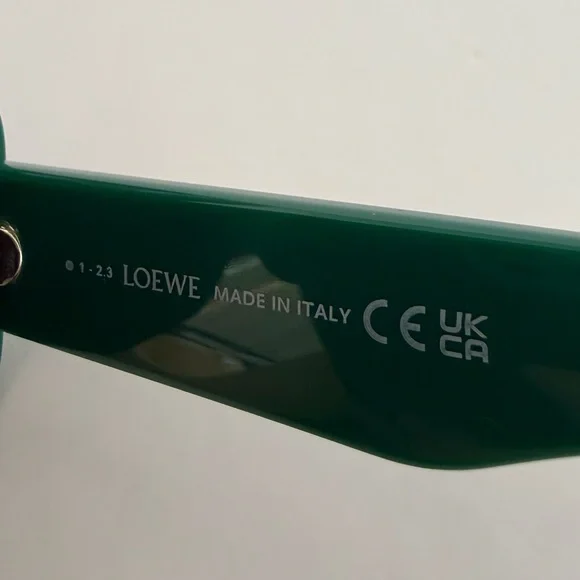 NEW!!! Loewe green sunglasses with crystals LW4114IS 96A Authentic - Picture 5 of 7